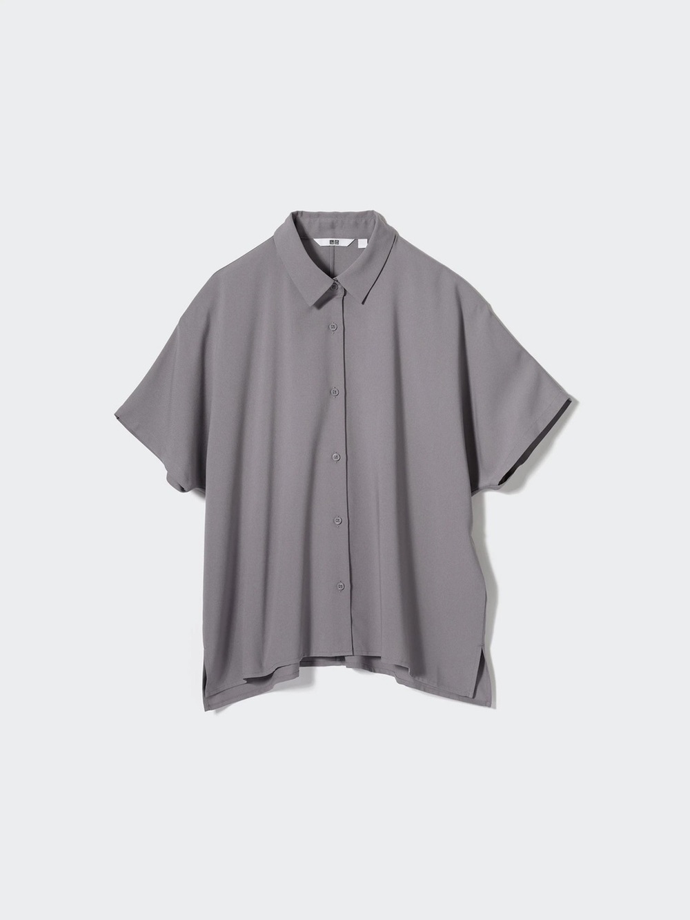 UNIQLO Rayon Blouse | Short Sleeve Size L NWT